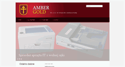 Desktop Screenshot of ambergold.com.pl
