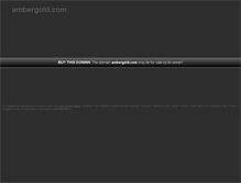 Tablet Screenshot of ambergold.com